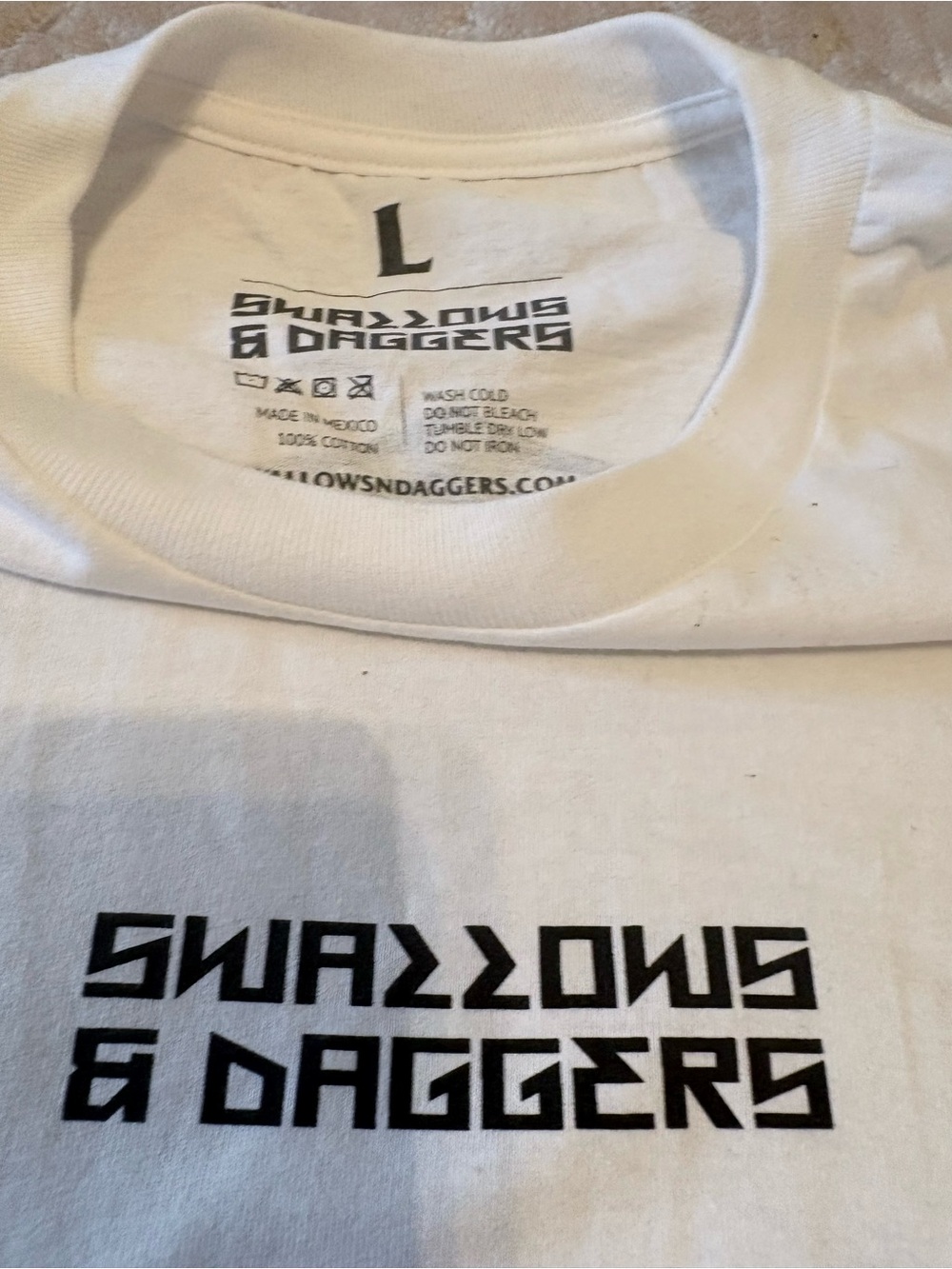 SWALLOWS & DAGGERS 
Long Sleeved Tee